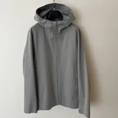 ユニクロ UNIQLO ブロックテックパーカー 長袖 ポリエステル L グレー
