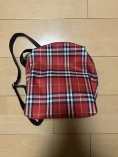 BURBERRY リュック レッド