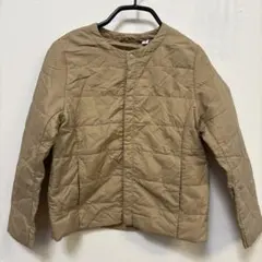 UNIQLO ユニクロ キッズ 120cm キルティングジャケット ベージュ