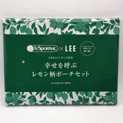 LESPORTSAC × LEE レモン柄ポーチセット