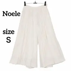 ノエラ　アシンメトリーヘムプリーツパンツスカート　Ｓ　ガウチョパンツ ホワイト