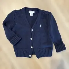 Ralph Lauren ネイビー カーディガン 12M