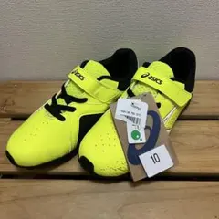 asics アシックス　スニーカー　21cm イエロー×ブラック　靴　シューズ