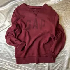 【90sビンテージ】オールドギャップ　GAP バーガンディ スウェット　旧タグ