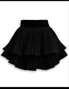 GRL インパン付きティアードベロアミニスカート[ks009]