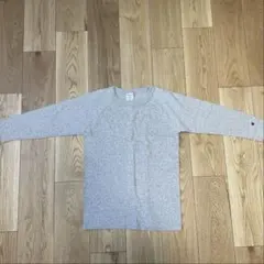チャンピオン　カットソー　七分袖　Sサイズ　グレー