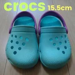 クロックス サンダル 15.5cm C8 水色