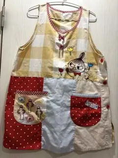 ムーミン リトルミイ 保育士エプロン パッチワークのサムネイル