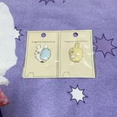 【新品未開封】ナガノ展 ナガノキャラクターズ メタルブローチ うさぎ　モモンガ