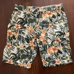 ボタニカル柄 ショートパンツ ハーフパンツ Fサイズのサムネイル