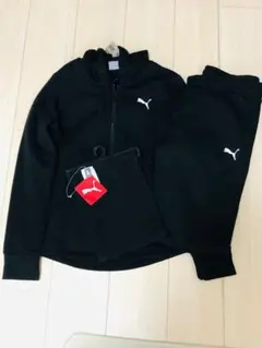 Puma ブラックジャージ上下セット