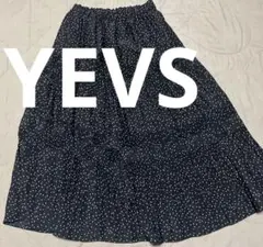 YEVSドット柄 ティアード フスカートのサムネイル