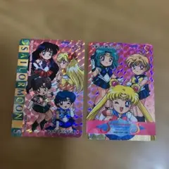 セーラームーンS ホロ2枚#384 #385 Sailor Moon holo