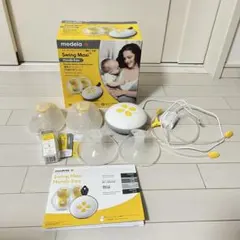 公式 メデラ 電動　さく乳器　搾乳機　ハンズフリー　ダブルポンプ