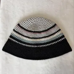 バケットハット　クラッシャーハット　クロシェハット　ビーニー