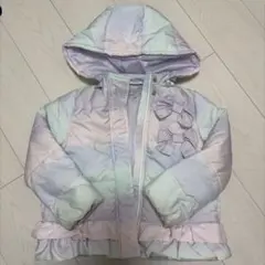 any FAM レインボーカラー 中綿コート 120