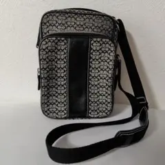 COACH ショルダーバッグ ブラック/グレー