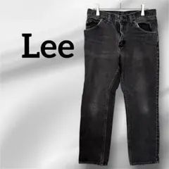 1点もの❣️Lee ブラック ストレートデニム
