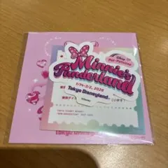 非売品 ディズニー・パルパルーザ ミニーのファンダーランド ステッカーセット