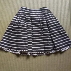 mezzo piano ストライプスカート