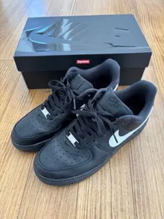 Supreme×Nike Air Force 1 Low Black/White