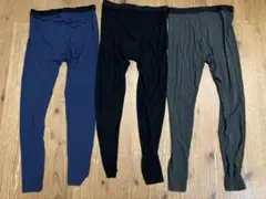 しまむら ファイバーヒート 3枚 インナータイツ メンズ Mサイズ