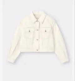 GU デニムボリュームスリーブジャケット