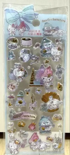 サンリオ キラキラ クリスタルシール 海外製 新品 未使用