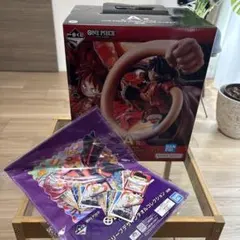 ワンピースカードゲーム一番くじ A賞　モンキーDルフィ＋おまけつき