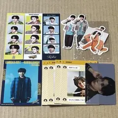 なにわ男子 長尾謙杜 ステッカー トレカ フォトカード 厚紙 まとめ売り シール