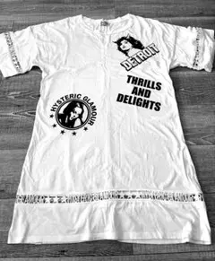 HYSTERIC GLAMOUR 半袖ワンピース フリーサイズ オーバーサイズ