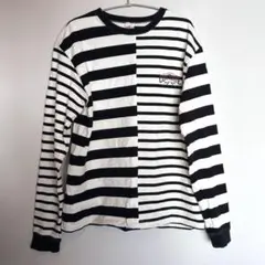 【美品】CUTRATE ストライプ長袖カットソーのサムネイル