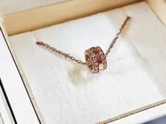 Samantha Tiara ネックレス ピンクストーン - メルカリ