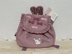 【タグ付き】うさみみリュック クーラクール ピンク ベビー キムラタンのサムネイル