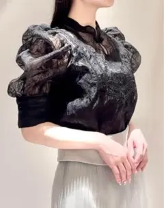 snidel チャイナライクブラウス