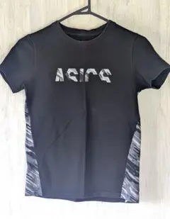 ASICS アシックス Tシャツ 黒 カモフラージュ柄のサムネイル