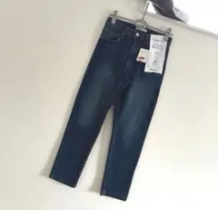 Cutie Blonde 楽ストレッチ　ゆるテーパードデニムパンツ　伸縮性のサムネイル