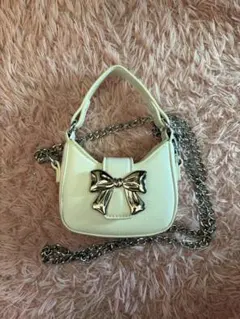 GRL リボンミニバッグ