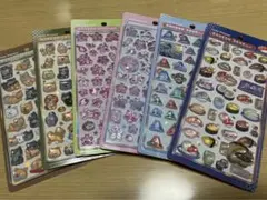 【正規品】 和柄 ボンボンドロップシール 6枚 セット