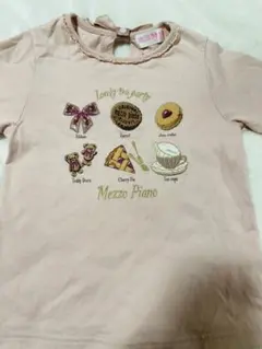 Mezzo Piano 長袖カットソー 110cm ピンク