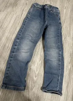 デニム・ベージュチノパン長ズボンセット110センチ