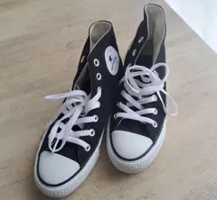 CONVERSE ブラック ハイカットスニーカー　２４cm