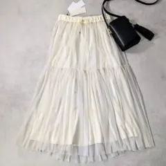 uncrave アンクレイヴ アンクレイブ チュールスカート ティアード 未使用