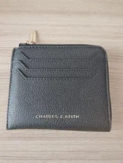 CHARLES & KEITH ブラックカードケース