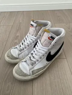23cmNIKEナイキブレーザー MID '77 ビンテージ ホワイト/ブラック