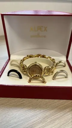 ALFEX レディース 腕時計 ゴールド 不動 ジャンクのサムネイル