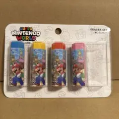 Nintendo スーパーマリオ 消しゴムセット 4個入りのサムネイル