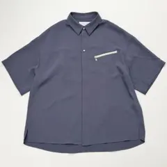 CULLNI 半袖シャツ ポリエステル グレー 2のサムネイル