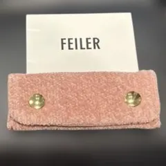 新品　FEILER フェイラー バッグハンドルカバー ピンクのサムネイル