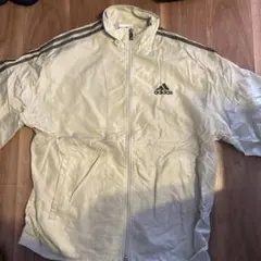 90s アディダス ギミック ナイロンジャケット ブルゾン ロゴ刺繍 ノームコア
